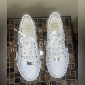 G By Guess Backer Quilted White Sneaker